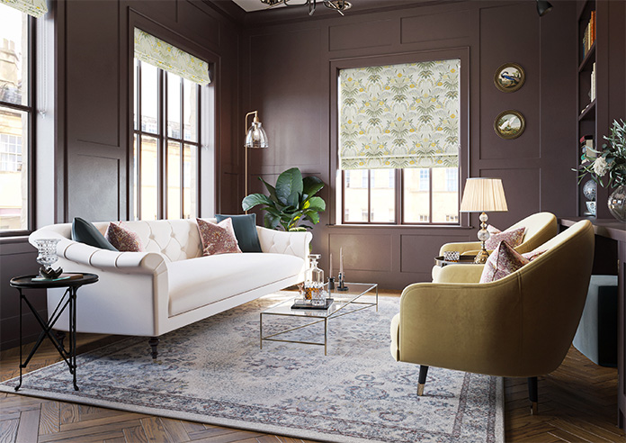 Cotswold Faux Silk, Marigold - Motorised Roman Blind - Image 6